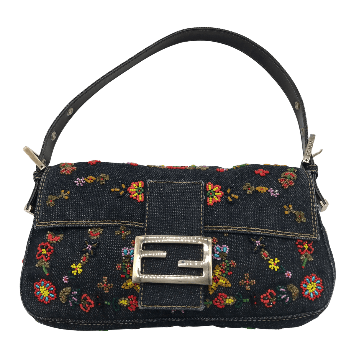 FACADE PATTERN☆VINTAGE SHEPHERD BAG FACADE PATTERN Vintage Cabin Bag _Black / FACADE