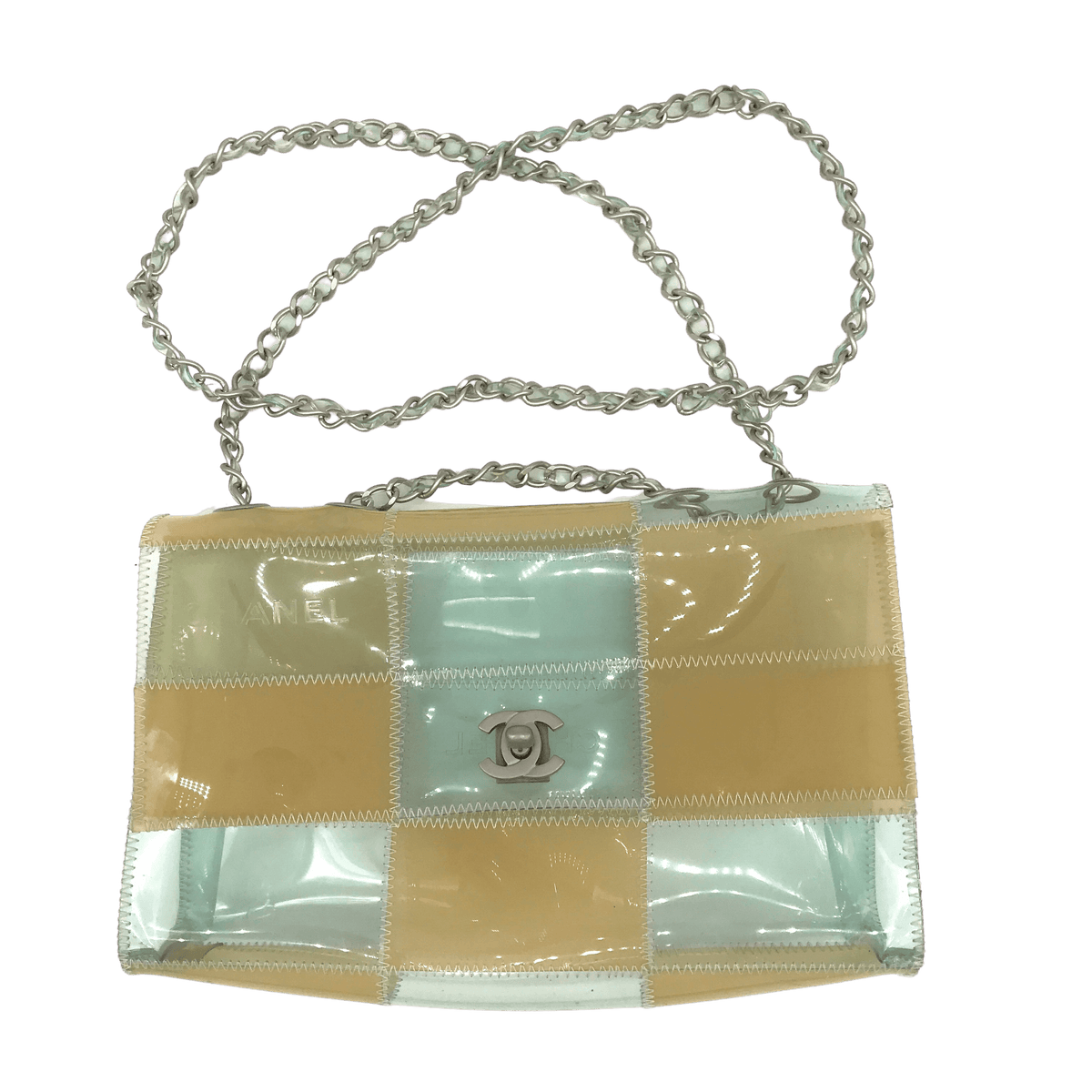 CHANEL, Bags, Chanel Cc Medium Flap Transparent Bag In Blacktransparent  Vinyl