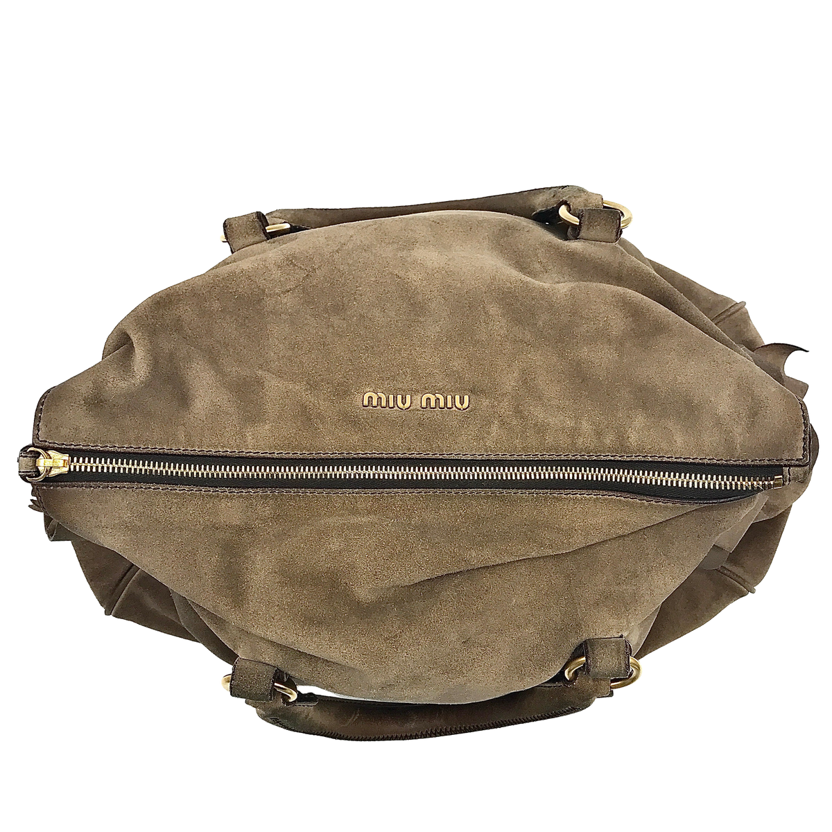 バッグ 90's MIU MIU Bamboo Handle Suede Bag 0400023124671_BROWN_A2?wid=830