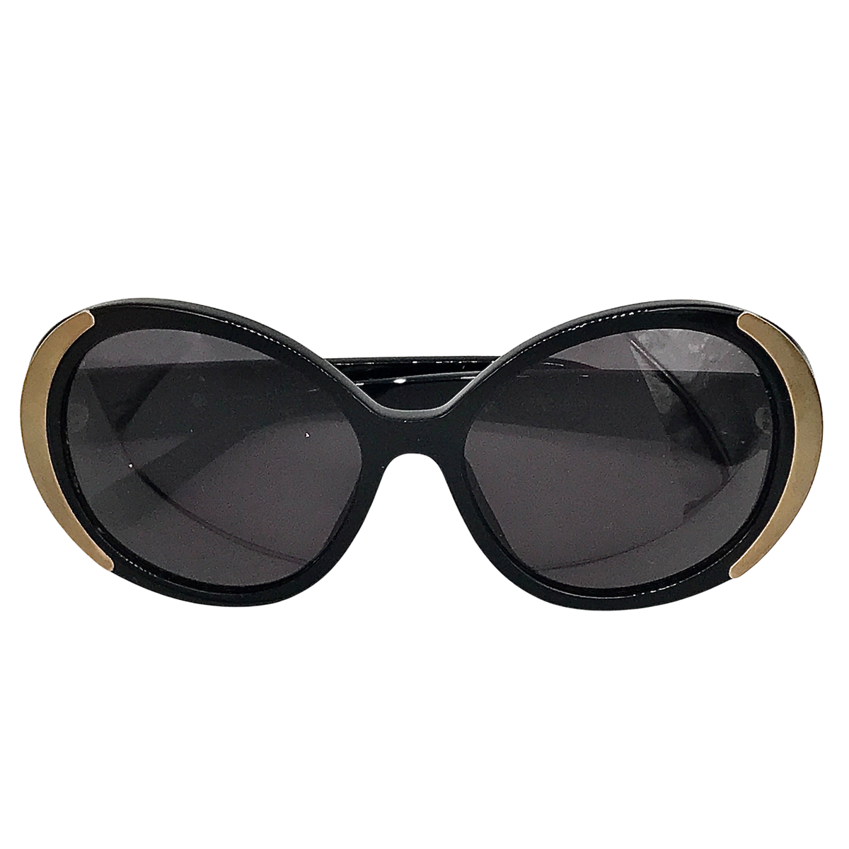 House of Harlow 1960 Black and White Sunglasses Retro Chic House of Harlow 1960 Sunglasses – Black Oval Frame – EUC  main image 3