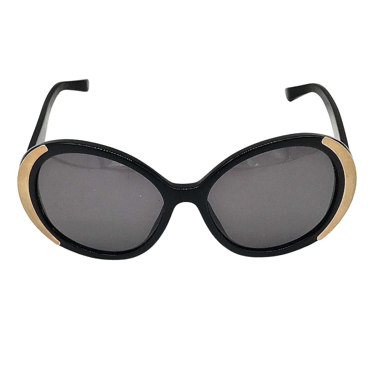 House of Harlow 1960 brown Sunglasses with Gold clover Detail New Original HOUSE OF HARLOW 1960 Small Oval Sunglasses  main image 2
