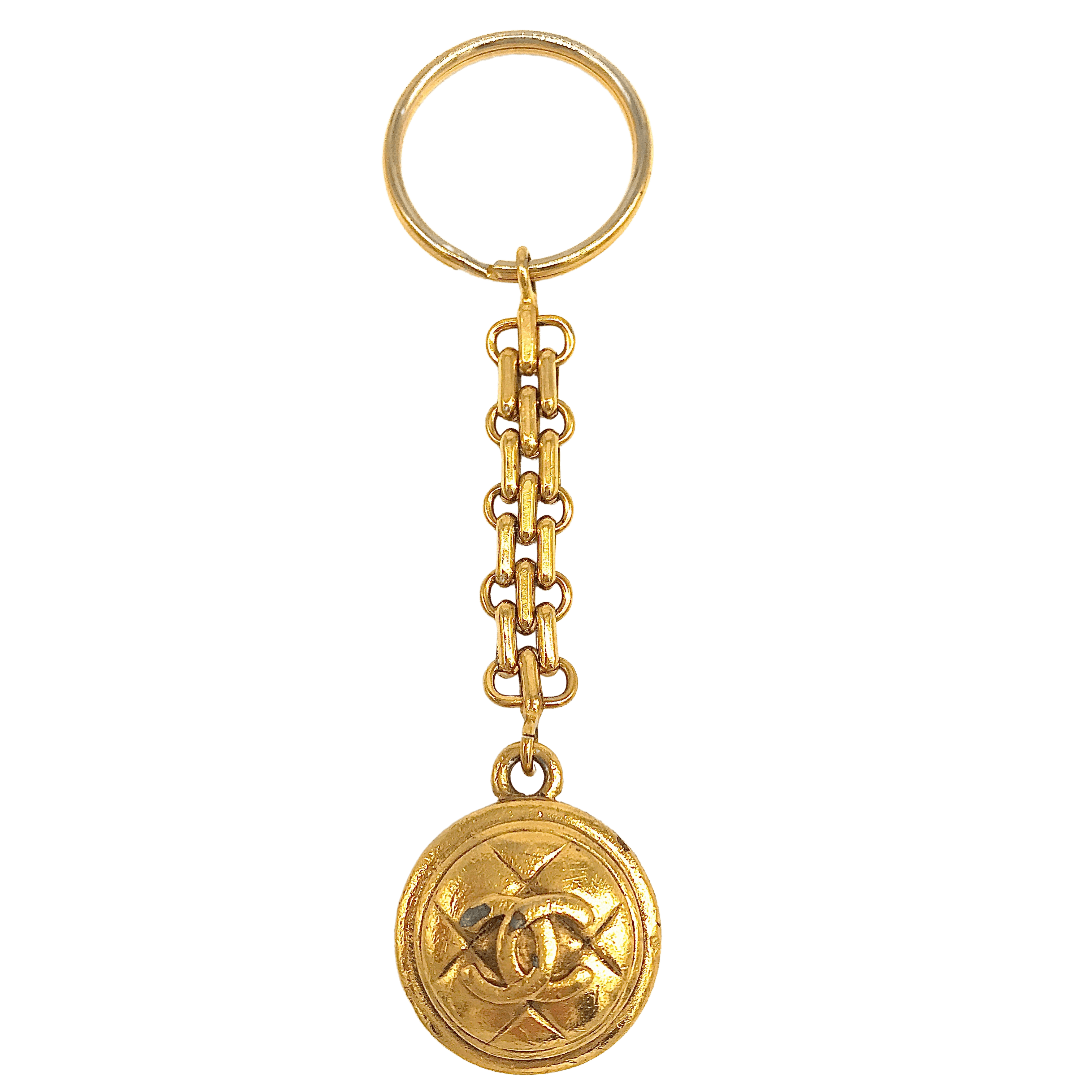 Cc bag charm Chanel Gold in Metal - 17637349