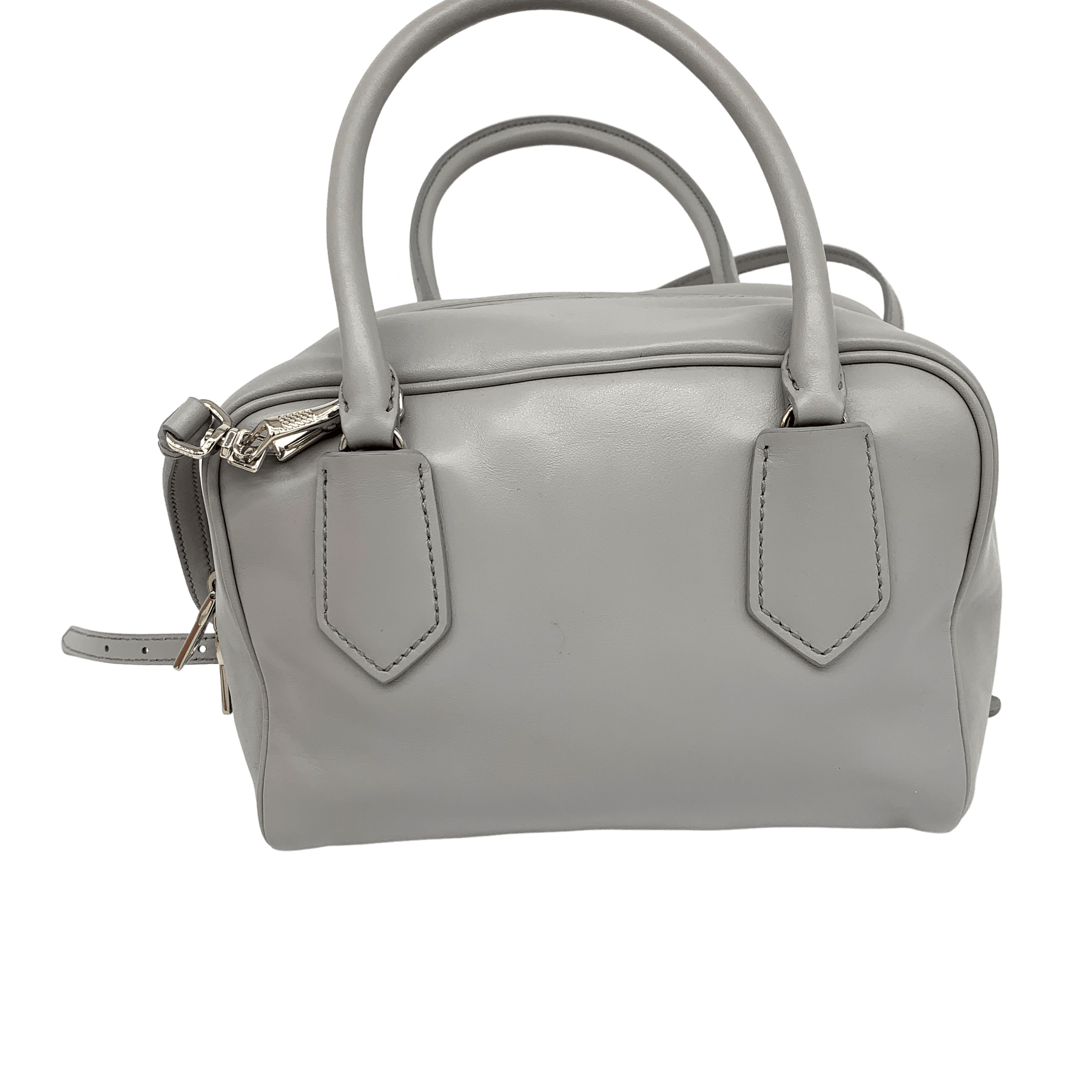 SS1998 PRADA NYLON SILVER HAND BAG SS1998 PRADA NYLON SILVER HAND BAG