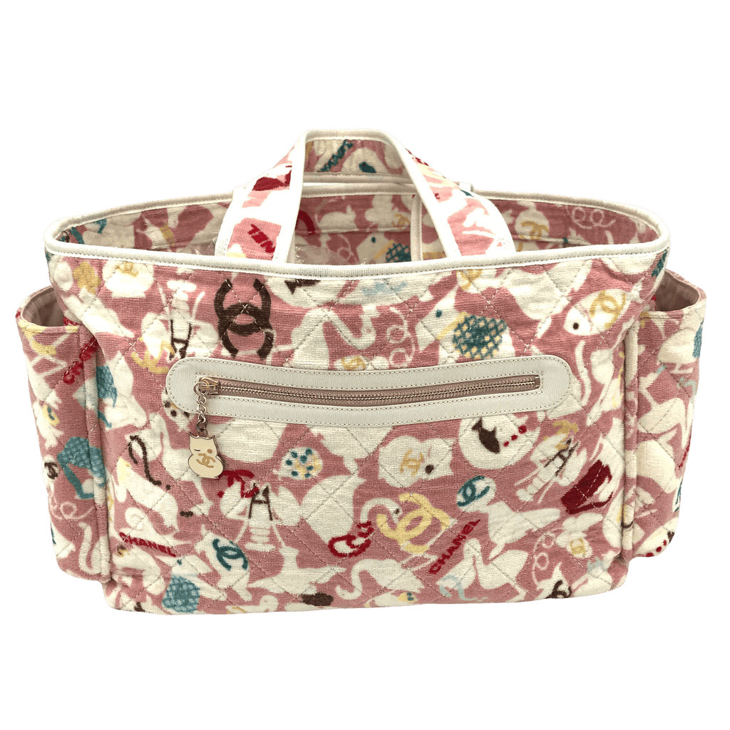 Baby Bag Chanel Diaper Bag Tote CHANEL Bags Chanel Terry Cotton