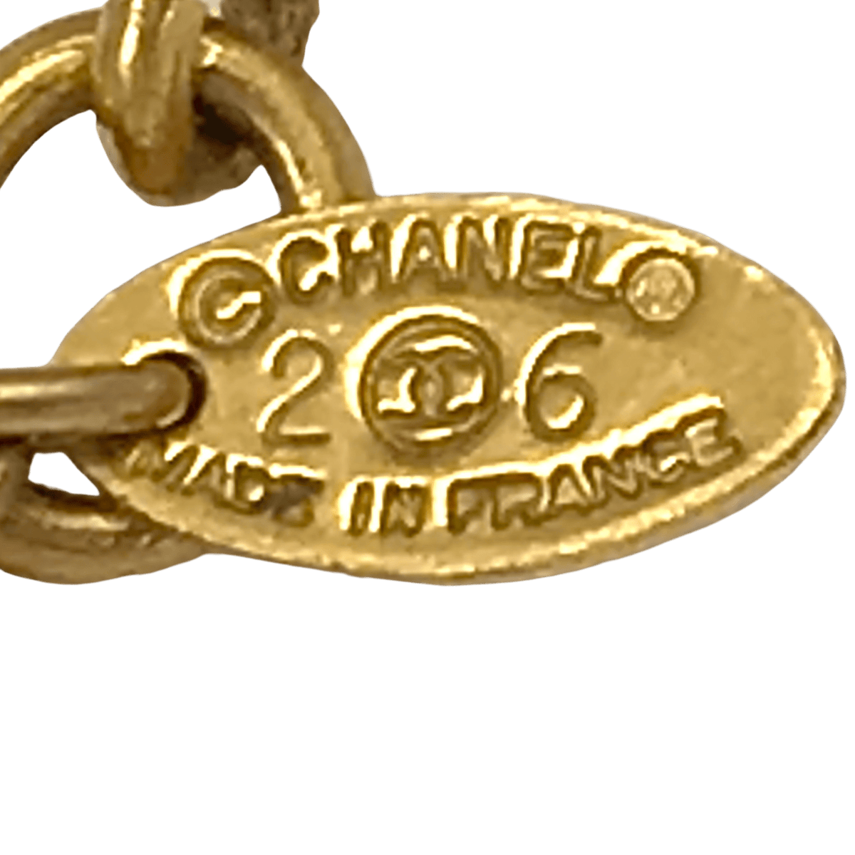 Vintage CHANEL CC Fine Jewelry 18K 750 Signed Yellow Gold 20 C Links  Bracelet
