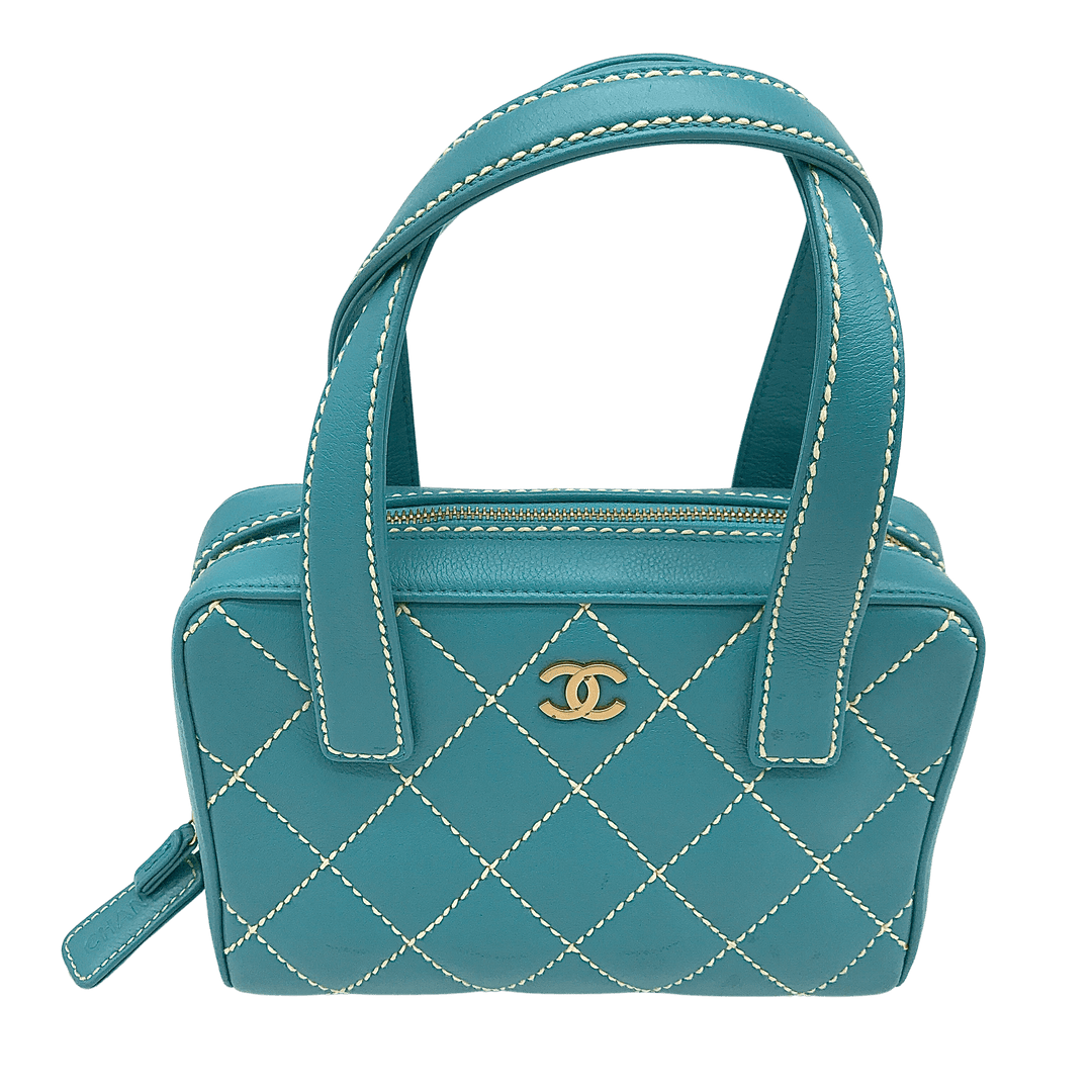 CHANEL バッグ Vintage CHANEL Double Flap 27 Quilted CC Logo Black Lambskin